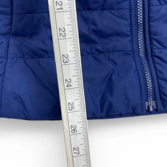 The North Face Blue Explore Vest Jacket Quilted Puffer Pockets Girls Youth XL 18 - Picture 7 of 9